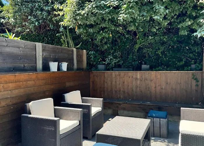 Cosy Avec Grande Terrasse Proche Et شقة سانت ماكسيم